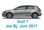 Golf 7 bis 2017